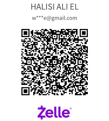 Zelle QR Code for Halisi Ali El