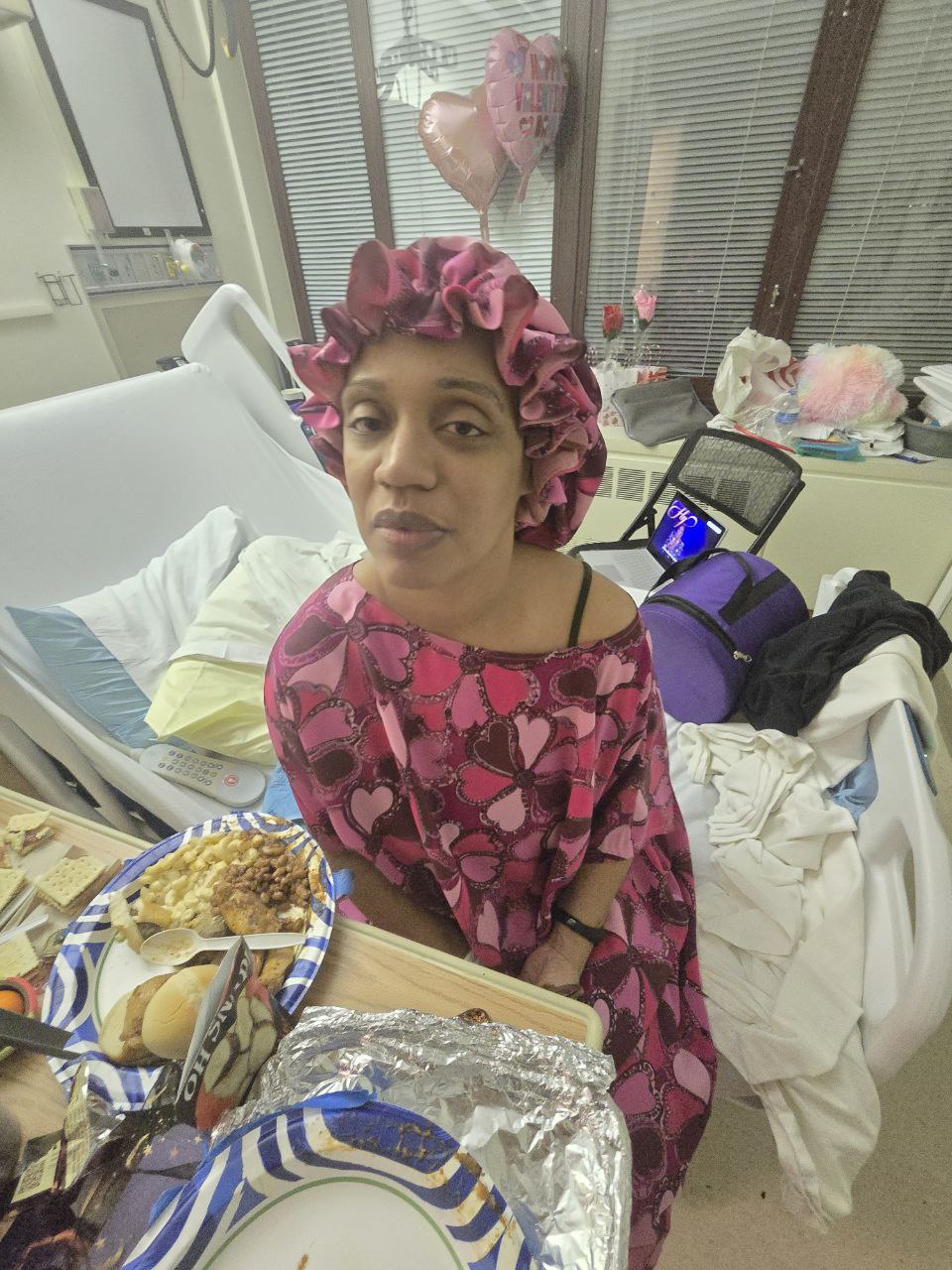 Halisi Ali El in the hospital
